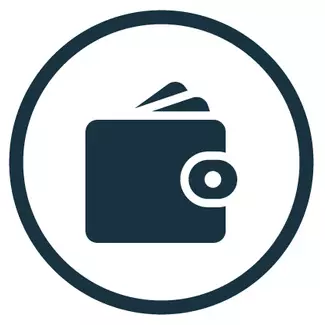 Icon mit Brieftasche